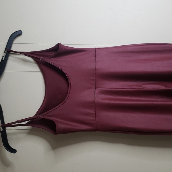 Women's Sleeveless Liquid Bodysuit Wild Fable Small Burgundy - Picture 9 of 11